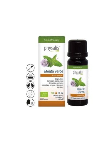 MENTA VERDE aceite esencial 10ml. BIO PHYSALIS