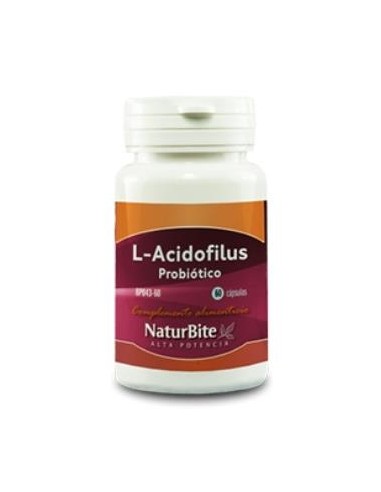 L-ACIDOPHILUS 500millones CFU 60comp. NATURBITE