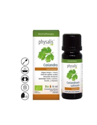 CORIANDRO aceite esencial 10ml. BIO PHYSALIS