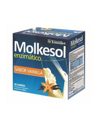 MOLKESOL enzimatico vainilla 30sbrs. YNSADIET