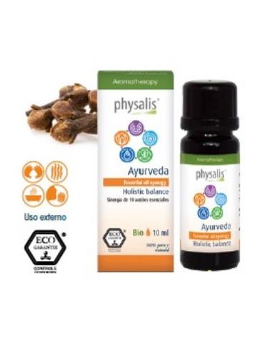 AYURVEDA sinergia aceite esencial 10ml. BIO PHYSALIS