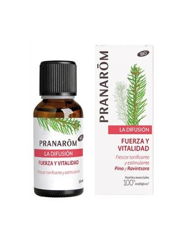 FUERZA Y VITALIDAD aceite difusion 30ml. BIO PRANAROM DIFUSION