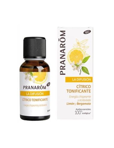 CITRICO TONIFICANTE aceite difusion 30ml. BIO PRANAROM DIFUSION