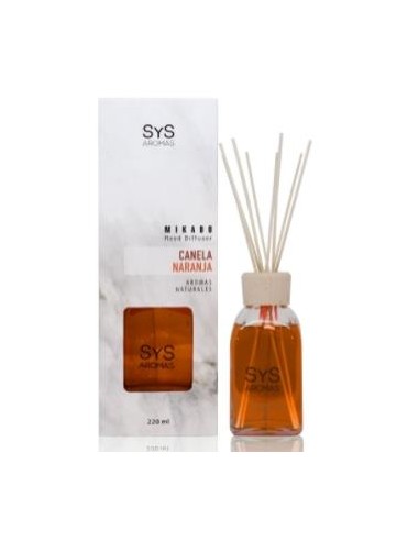 AMBIENTADOR MIKADO CANELA-NARANJA 220ml. SYS