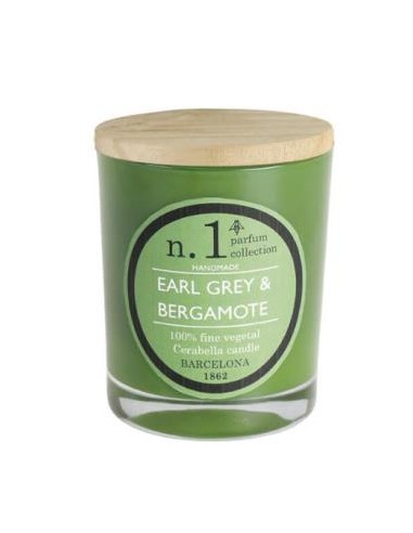 VELA VASO PERF1 early grey-bergamote 7,5x9cm 1ud. CERABELLA