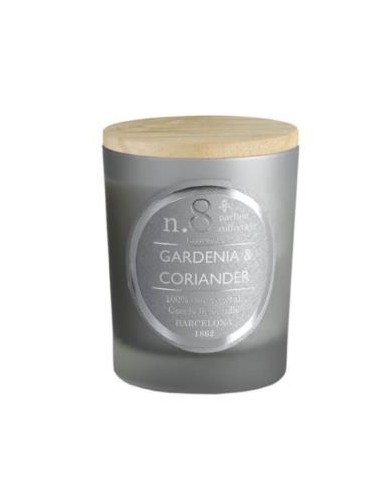 VELA VASO PERF8 gardenia-coriander 7,5x9cm 1ud. CERABELLA