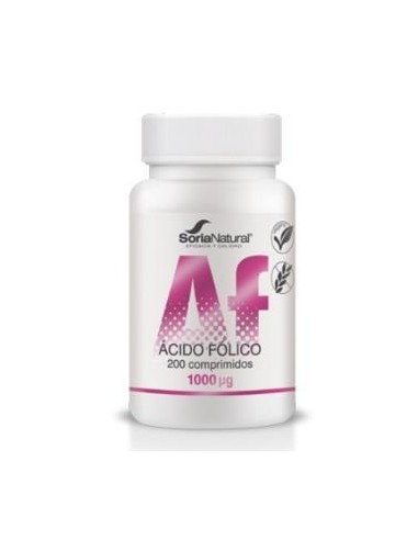 ACIDO FOLICO liberacion sostenida 250mg 200comp. SORIA NATURAL