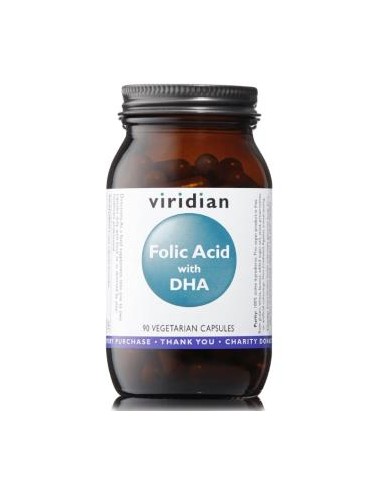 ACIDO FOLICO 400ug con DHA 90cap.veg. VIRIDIAN