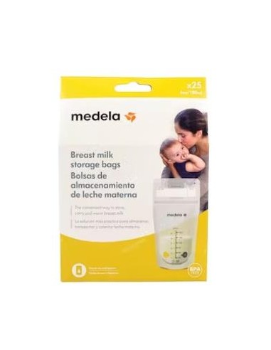 BOLSA ALMACEN LECHE MATERNA 25un 008.0404 MEDELA