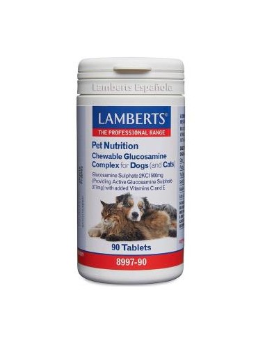 PET NUTRITION glucosamina PERRO GATO 90comp.mast LAMBERTS VET