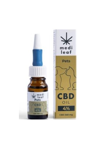 MEDILEAF PETS CBD 4 perro-gato aceite 10ml