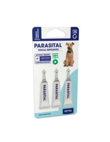 PARASITAL pipeta antiparasitario perros medianos ZOTAL VET