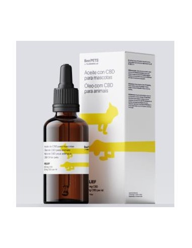 ACEITE CBD RELIEF antiseptico mascotas 30ml. THE BEEMINE LAB