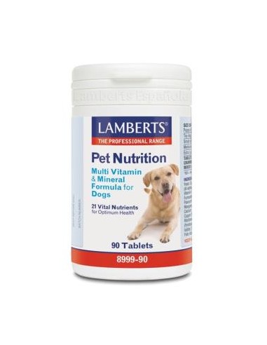 PET NUTRITION (vit. y min.) PERRO 90comp. VET LAMBERTS VET