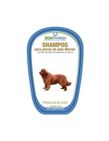 CHAMPU PELO MARRON perros 250ml. ZOOPHARMA VET