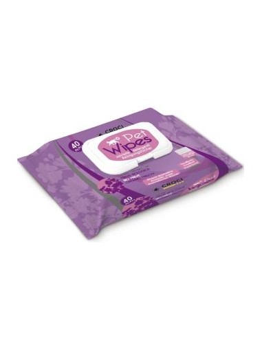 TOALLITAS DE GATO ORGANIC MAUVE 40un NAYECO VET