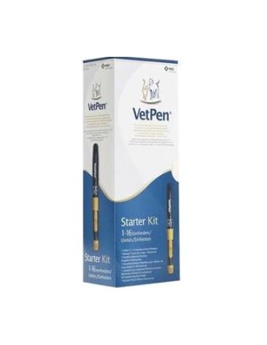 VETPEN CANINSULIN 1ml 16ud STARTER KIT MSD VET