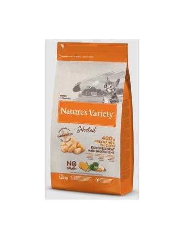 NATURES VARIETY FELINE KITTEN POLLO 1,25kg. NATURE S VARIETY VET