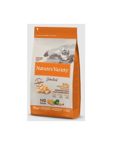 NATURES VARIETY FELINE ADULT STER POLLO 1,25kg. NATURE S VARIETY VET