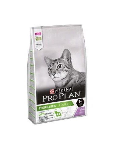 PRO PLAN FELINE ADULT STERILISED PAVO 10kg. PURINA VET