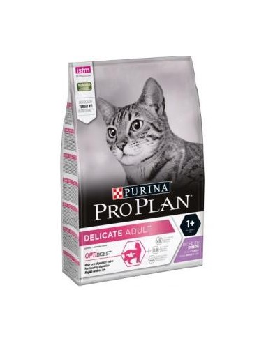 PRO PLAN FELINE DELICATE OPTIDIGES PAVO 3kg. PURINA VET