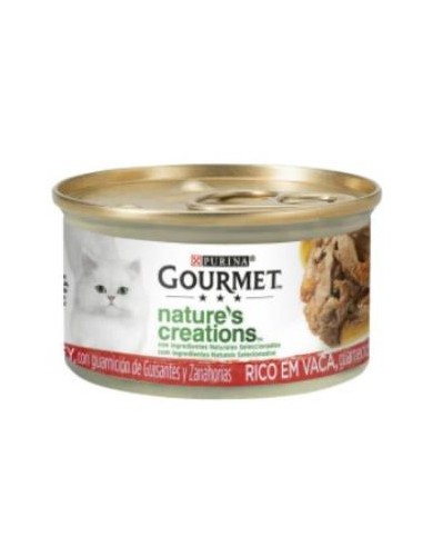 GOURMET NATURE BEEF CAJA 24X85gr. PURINA VET