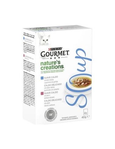 GOURMET SOUP ATUN CAJA 4X40gr.** PURINA VET