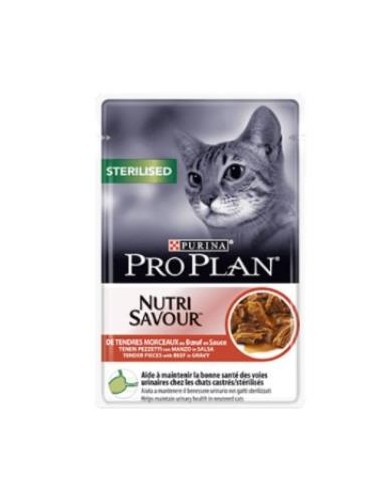 PRO PLAN FELINE STERILISED CARNE 26X85gr. PURINA VET