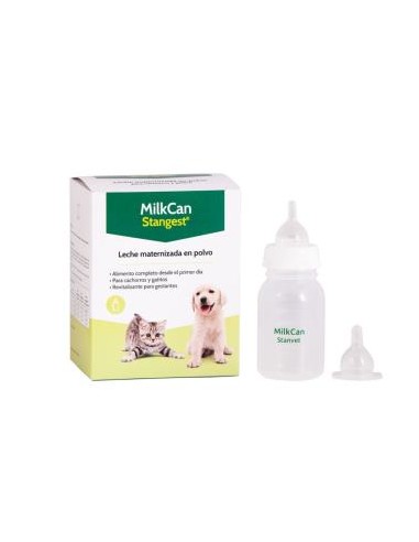 MILKCAN +BIBERON leche polvo perros y gatos 400gr STANGEST VET