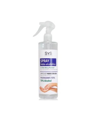 SPRAY HIDROALCOHOLICO higienizante 500ml. SYS