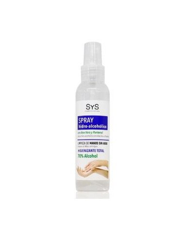 SPRAY HIDROALCOHOLICO higienizante 125ml. SYS