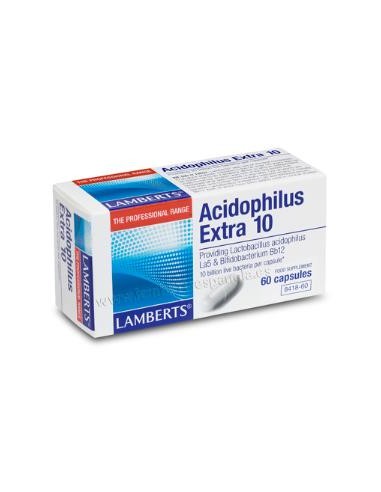 ACIDOFILUS extra 10 (REFRIGERACION) 60cap. LAMBERTS