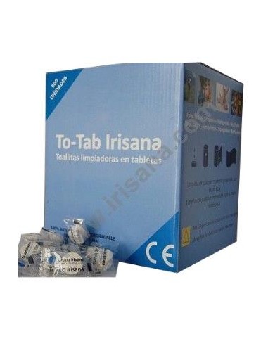 TO-TAB toallitas limpiadoras caja 500ud. IR56.500 IRISANA