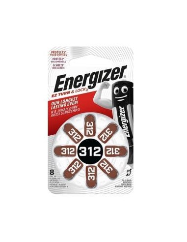 PILAS PARA AUDIFONO AC312 8ud. ENERGIZER