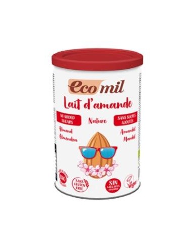 ECOMIL LECHE DE ALMENDRA NATURE en polvo 400gr BIO ALMOND