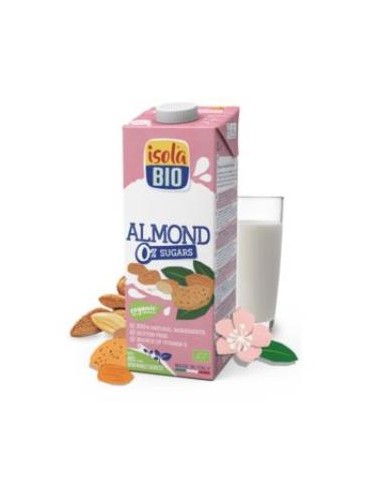 BEBIDA VEGETAL DE ALMENDRAS 1lt 6uds. S/A ISOLA