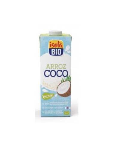 BEBIDA VEGETAL DE ARROZ coco tropical 1lt 6ud ISOLA