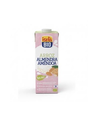 BEBIDA VEGETAL DE ARROZ con almendra 1lt 6uds. S/A ISOLA