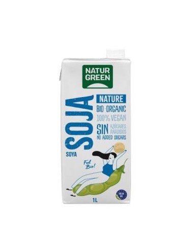 BEBIDA VEGETAL DE SOJA NATURE 1lt 6uds. NATURGREEN