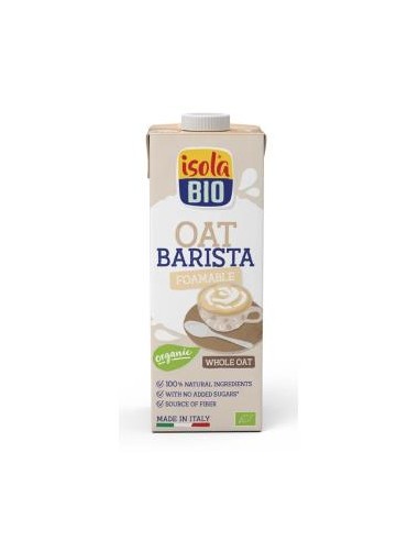 BEBIDA VEGETAL DE AVENA barista 1lt 6uds BIO VEGAN ISOLA