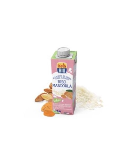 BEBIDA VEGETAL DE ARROZ con almendra 250ml. BIO SG ISOLA