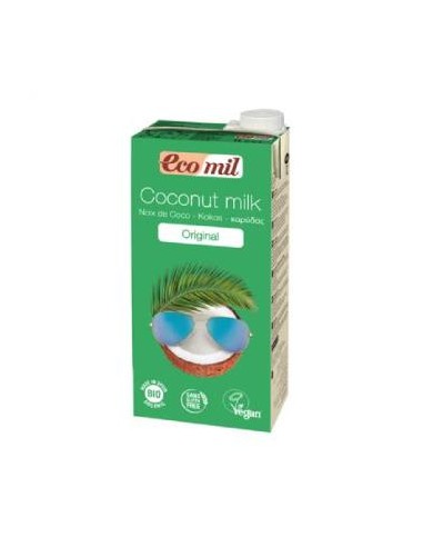 ECOMIL BEBIDA DE COCO ORIGINAL agave 1lt 6ud BIO ALMOND