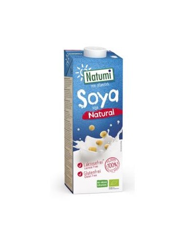 BEBIDA VEGETAL DE SOJA natural 1lt. BIO SG VEGAN NATUMI