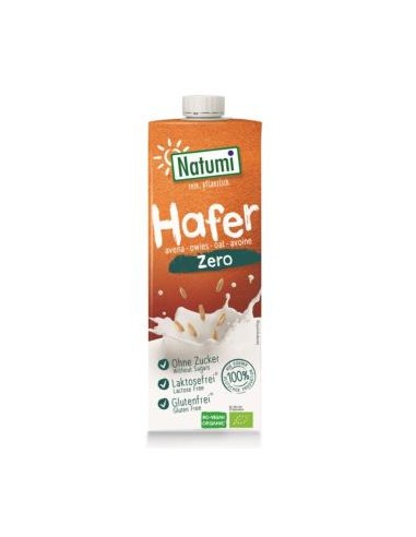 BEBIDA VEGETAL DE AVENA ZERO 1lt. BIO SG VEGAN NATUMI