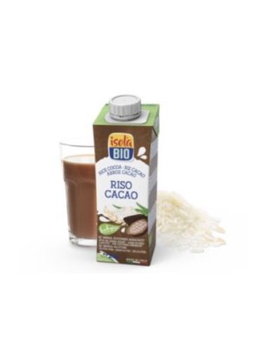 BEBIDA VEGETAL DE ARROZ con cacao calcio 250ml BIO ISOLA