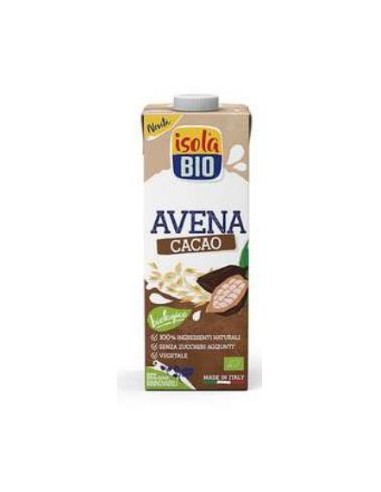 BEBIDA VEGETAL DE AVENA Y CACAO 1lt 6uds. BIO S/A ISOLA