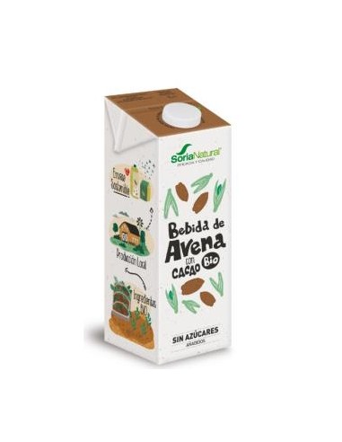 BEBIDA VEGETAL DE AVENA con cacao 1lt 6uds BIO S/A SORIA NATURAL