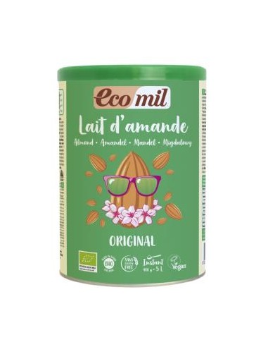 ECOMIL LECHE DE ALMENDRA en polvo 400gr BIO ALMOND