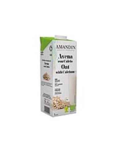 BEBIDA VEGETAL DE AVENA con calcio 1lt 6uds. BIO AMANDIN