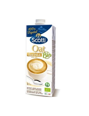 BEBIDA VEGETAL DE AVENA BARISTA 1l. BIO VEGAN SCOTTI